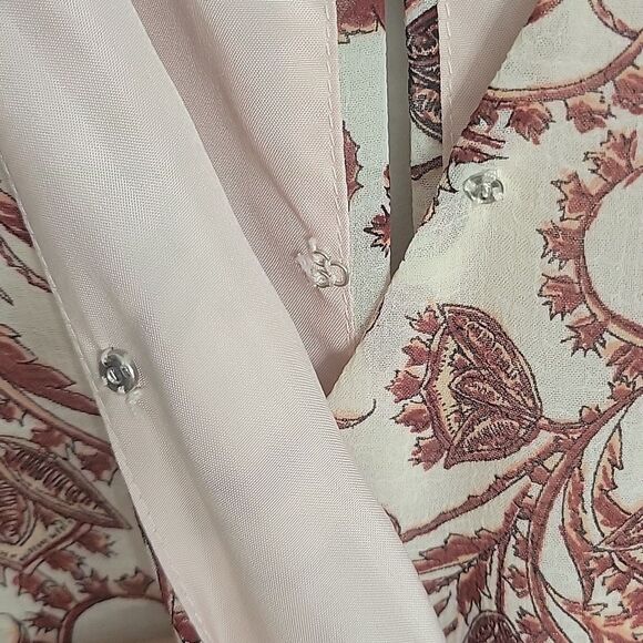 BB Dakota Twirl Win Faux Wrap Ruffle Hem Size 6 - Picture 7 of 13